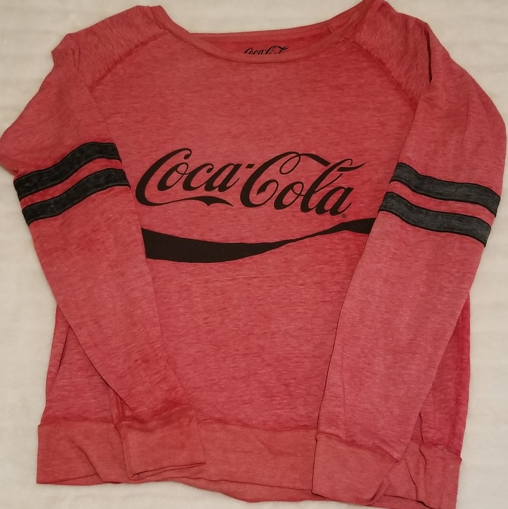 Womans Coca Cola Long Sleeve Sweater